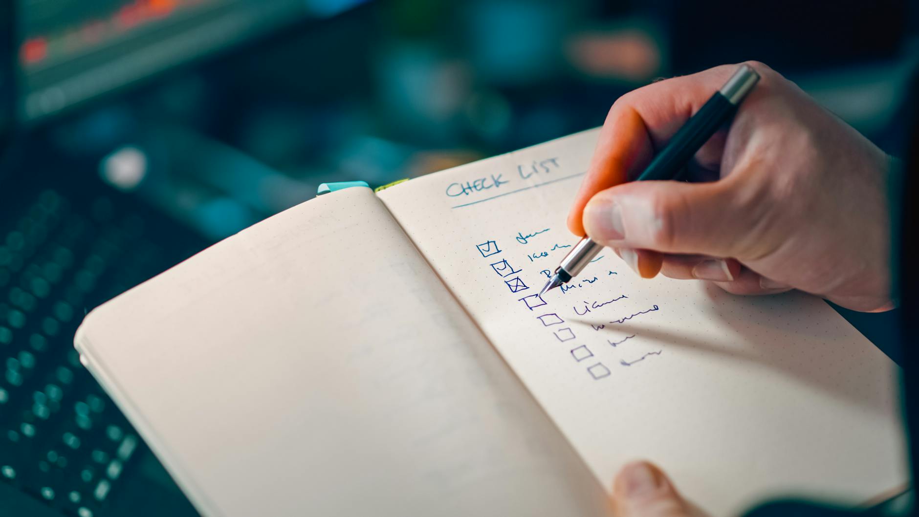 Business team reviewing a digital marketing plan with "Top Local SEO Strategies Checklist 2026 Dominating Rankings" on screen