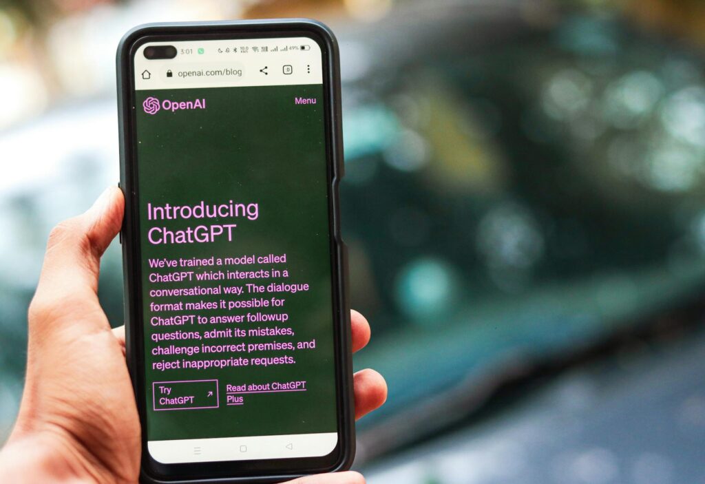 Futuristic chatbot interface on a screen, symbolizing the best AI chatbots for customer service 2026.