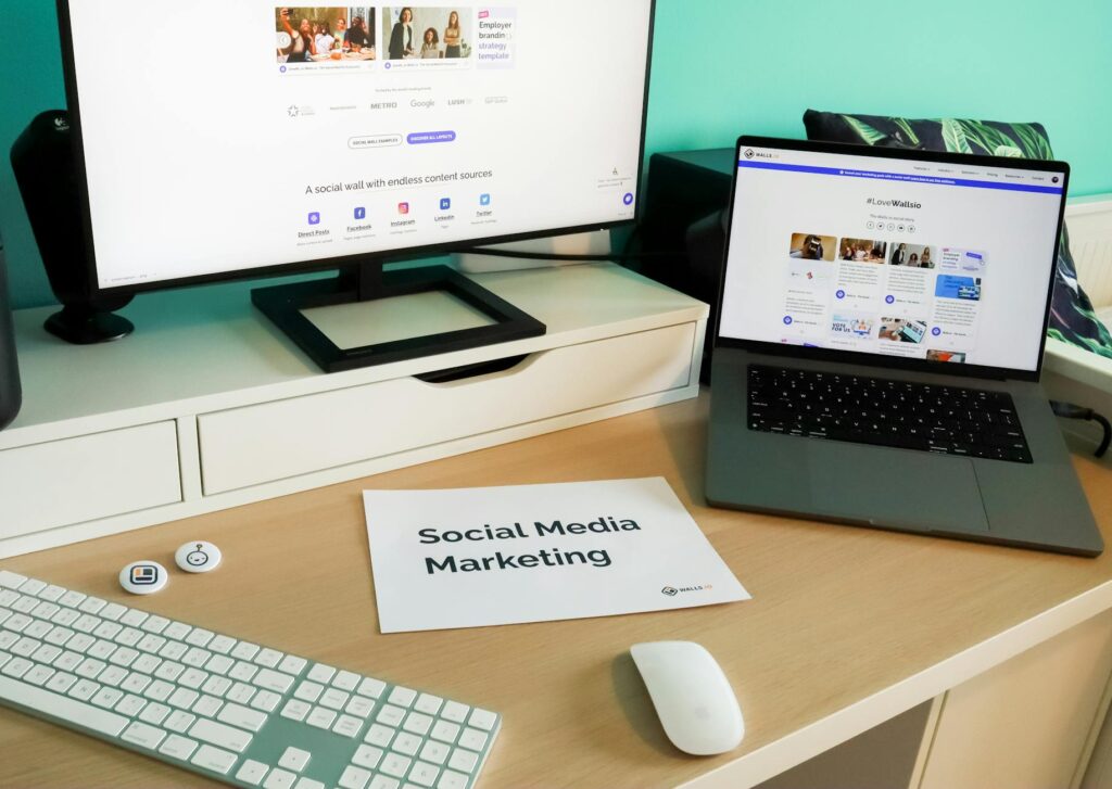 Innovative digital workspace showcasing the best AI social media tools for agencies 2026 in action.